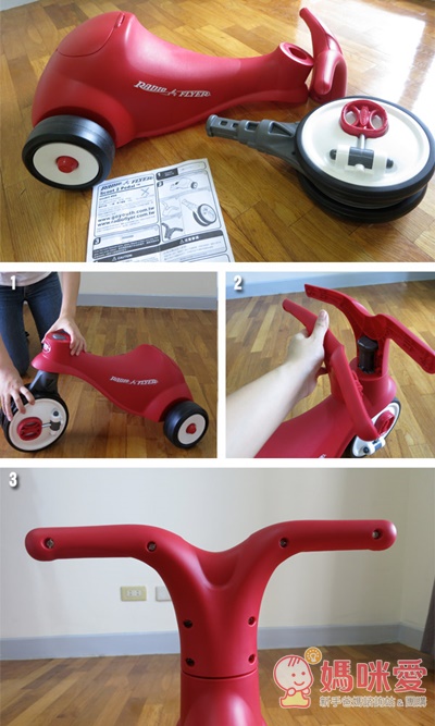 美國百年品牌 Radio Flyer 4-in-1三輪推車 / 小綿羊滑步三輪車