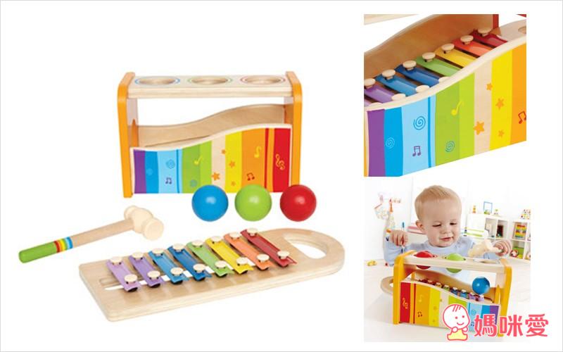 《德國 Hape》優質無毒木製玩具 積木筒 / 感統玩具 / 音樂玩具 / 立體拼圖