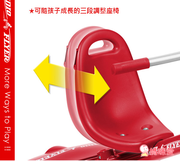 美國百年品牌 Radio Flyer 4-in-1三輪推車 / 小綿羊滑步三輪車