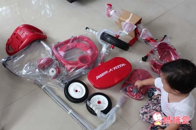 美國百年品牌 Radio Flyer 4-in-1三輪推車 / 小綿羊滑步三輪車