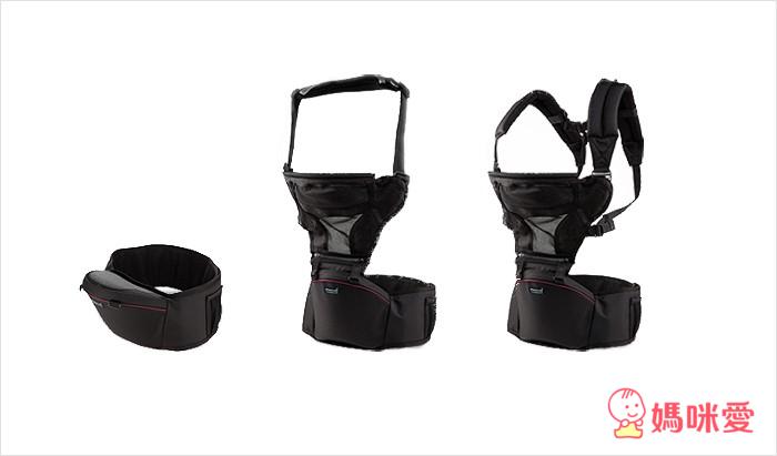 《韓國Pognae》智慧3合1座墊型背巾 / 坐墊式背巾兩件組 / 多功能防風保暖袍 / 口水巾