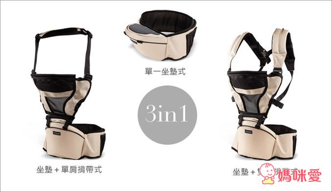 《韓國Pognae》智慧3合1座墊型背巾 / 坐墊式背巾兩件組 / 多功能防風保暖袍 / 口水巾