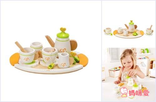 《德國Hape》優質無毒木製玩具 (前100名購買粉色廚台，廠商加碼送Hape木製萬花筒)