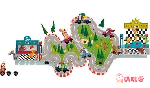 《法國Janod》環保安全好教具 磁鐵壁貼 / 木製玩具