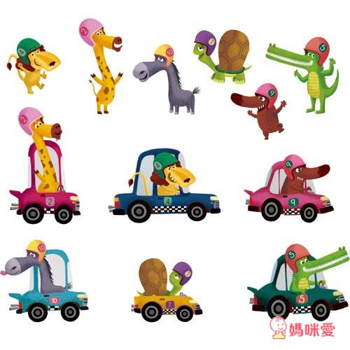 《法國Janod》環保安全好教具 磁鐵壁貼 / 木製玩具