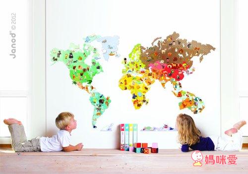 《法國Janod》環保安全好教具 磁鐵壁貼 / 木製玩具