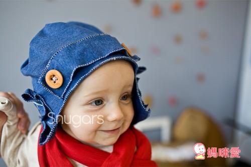 美國 Gracious May - Snugars純棉手工帽-彩色條紋 (1-3Y)