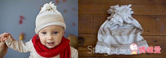 美國 Gracious May - Snugars純棉手工帽-彩色條紋 (1-3Y)