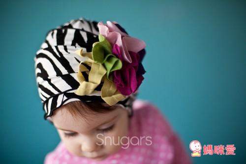 美國 Gracious May - Snugars純棉手工帽-彩色條紋 (1-3Y)