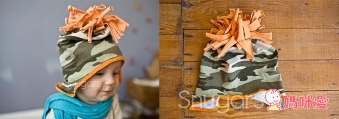 美國 Gracious May - Snugars純棉手工帽-彩色條紋 (1-3Y)