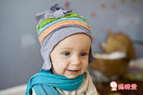 美國 Gracious May - Snugars純棉手工帽-彩色條紋 (1-3Y)