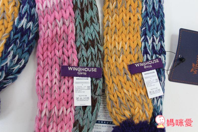 韓國Winghouse》防走失包/針織圍巾/ 針織毛帽‧韓國AMOS》安全無毒 水性蠟筆