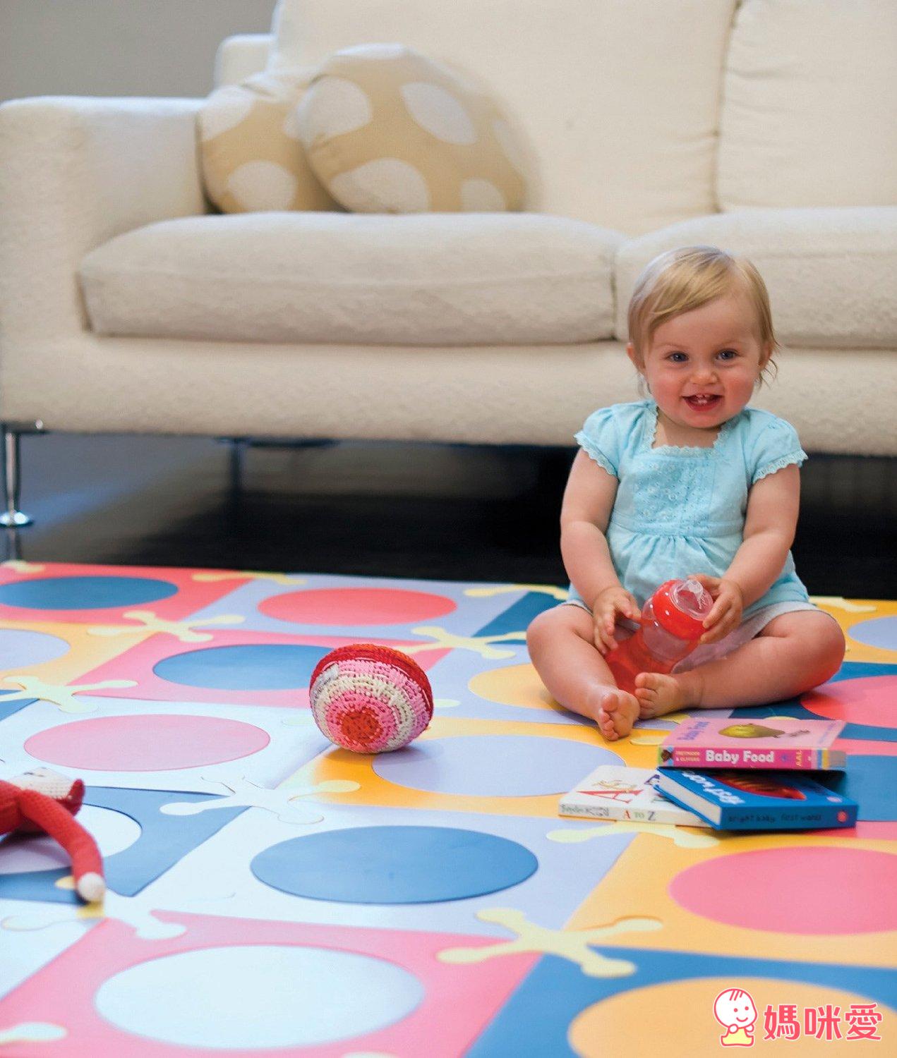 《美國設計 台灣製造 Skip Hop遊戲地墊》無毒泡棉材質 讓寶寶享受爬行玩耍空間