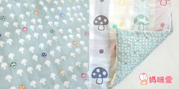 《日本Hoppetta》六層紗防踢被/ 蘑菇棉被/ 保溫保冷提袋/ 保暖披巾 / 外出收納包