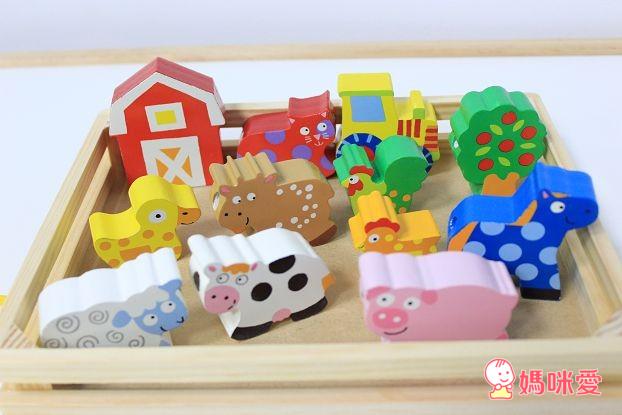 【法國DJECO】小童款 手作風質感木玩。【美國ALEX】小手鈕釦拼拼樂 / 小手穿線樂