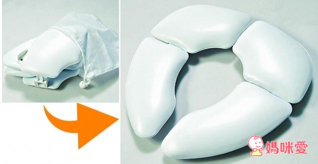 寶寶洗澡好幫手》丹麥Flexibath摺疊浴盆 / 洗髮帽 / 電子水溫計 / 軟式馬桶攜帶座墊