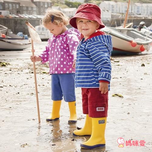 英國JoJo Maman Bebe》時尚繽紛。好搭配 兒童雨鞋