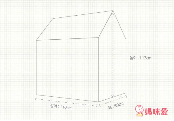 【預購】韓國CUNA TENT 成長美學小木屋 打造寶專屬的玩樂空間