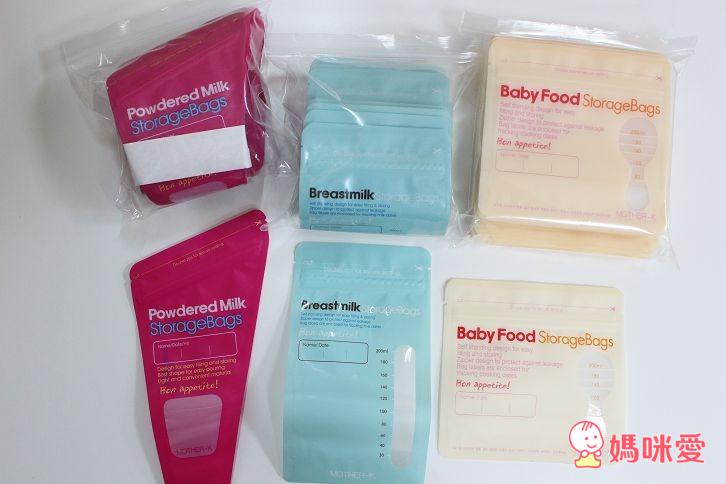 韓國Mother-K  奶粉/母奶/食物(副食品)抗菌儲存袋 。 抗菌拋棄式餐桌墊