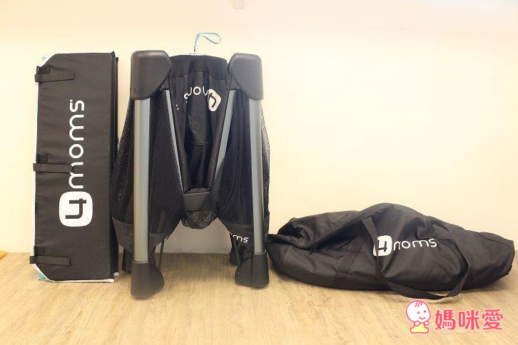 【媽咪愛♥獨家首賣】4moms 遊戲床(嬰兒網床) 單手即搞定遊戲床的展開及收納