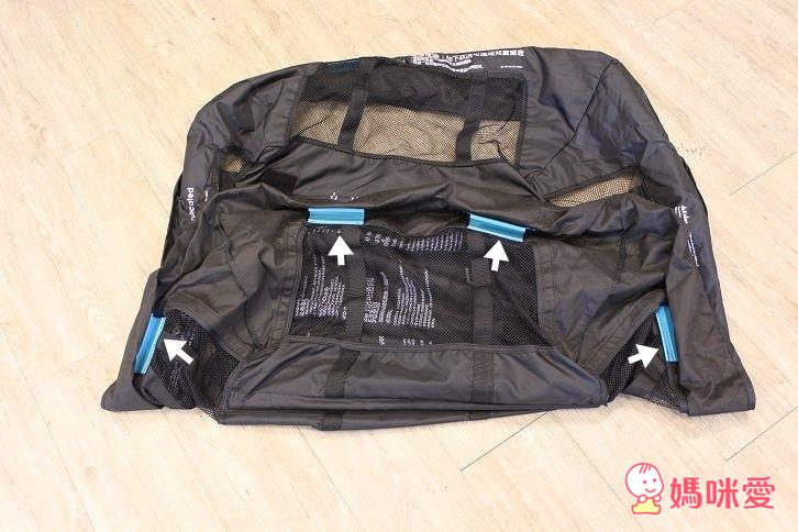 【媽咪愛♥獨家首賣】4moms 遊戲床(嬰兒網床) 單手即搞定遊戲床的展開及收納