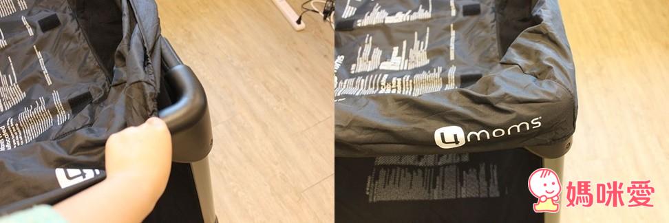 【媽咪愛♥獨家首賣】4moms 遊戲床(嬰兒網床) 單手即搞定遊戲床的展開及收納