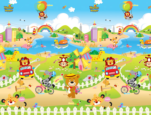 《韓國Parklon》安全．無毒．防滑 兒童遊戲地墊