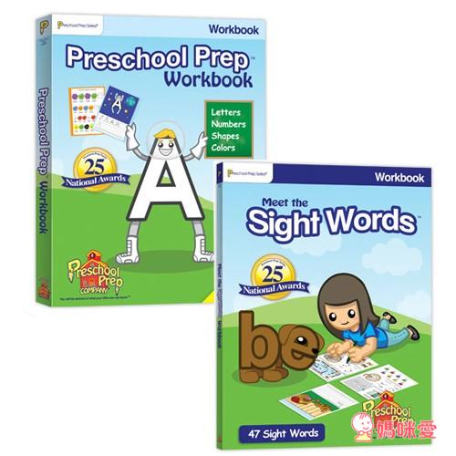 《美國學齡前幼教Preschool Prep》 DVD / 厚紙書 / 翻翻書