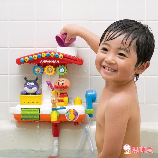 【預購團】打造浴室小樂園《日本創意洗澡玩具》Kitpas水性畫筆 / 麵包超人玩翻天花灑