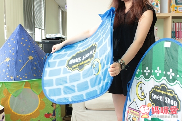 《日本熱銷FairyTent》易組裝、好收納 兒童遊戲帳篷屋  寶寶專屬的玩樂空間