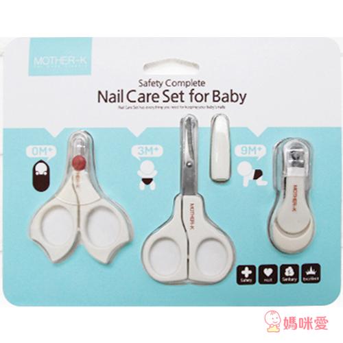 韓國Mother-K 奶粉/食物(副食品)抗菌儲存袋 。 抗菌拋棄式餐桌墊。幼兒成長修甲三件組