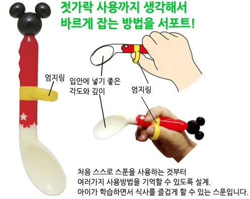 Edison 米奇學習湯匙(右手適用)