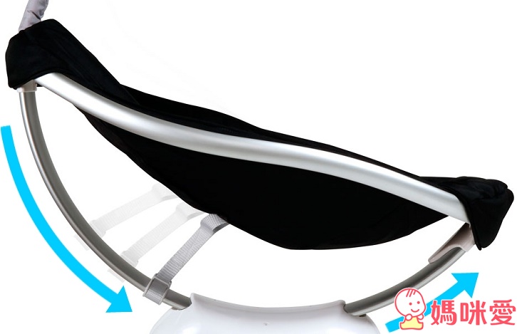 【美國 4moms】單手收納 寶寶遊戲網床 / 圓弧設計 自然擺動 嬰兒電動安撫椅