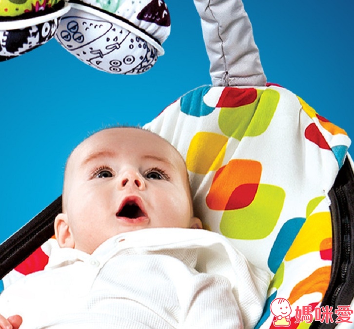 【美國 4moms】單手收納 寶寶遊戲網床 / 圓弧設計 自然擺動 嬰兒電動安撫椅