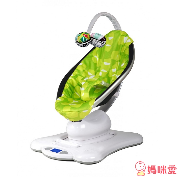 【美國 4moms】單手收納 寶寶遊戲網床 / 圓弧設計 自然擺動 嬰兒電動安撫椅