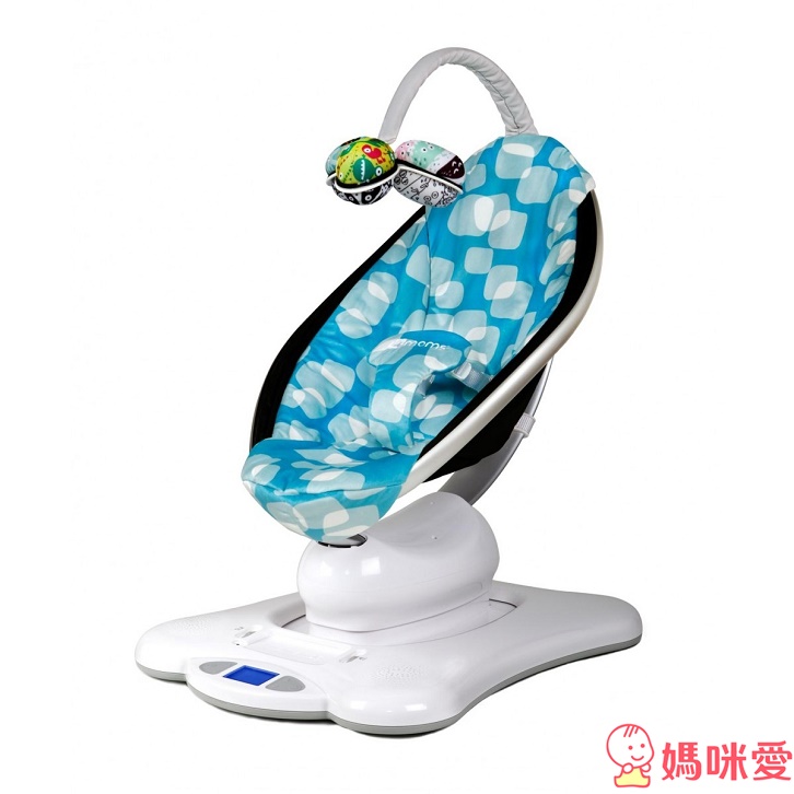 【美國 4moms】單手收納 寶寶遊戲網床 / 圓弧設計 自然擺動 嬰兒電動安撫椅