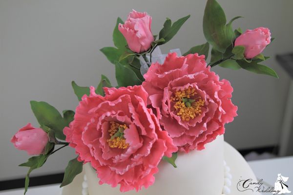 《Candy Wedding 翻糖蛋糕》純手工製作 精美禮盒裝