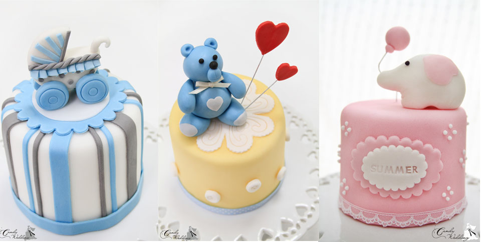 《Candy Wedding 翻糖蛋糕》純手工製作 精美禮盒裝