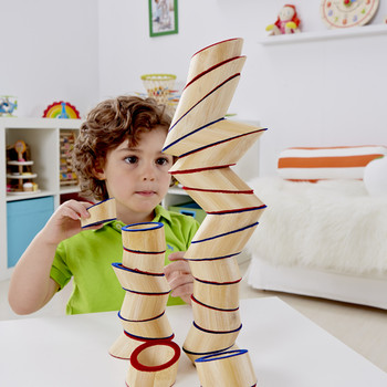 《德國 Hape》小童玩具無毒木製竹子玩具 / 積木 / 迷宮 / 字母拼圖(2歲以上適用)