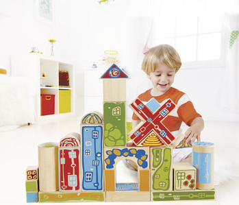 《德國 Hape》小童玩具無毒木製竹子玩具 / 積木 / 迷宮 / 字母拼圖(2歲以上適用)