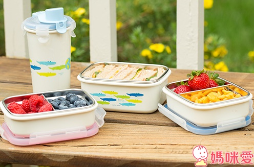 《美國 innobaby 不鏽鋼餐具》車車餐盤組 /  不鏽鋼餐具  / 固齒器