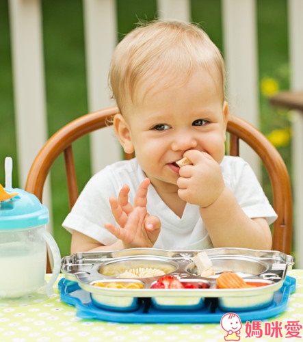《美國 innobaby 不鏽鋼餐具》車車餐盤組 /  不鏽鋼餐具  / 固齒器