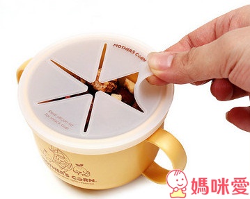 《韓國 MOTHER'S CORN》100%可生物分解 玉米餐具組 / 防漏零食杯 / 防漏水杯