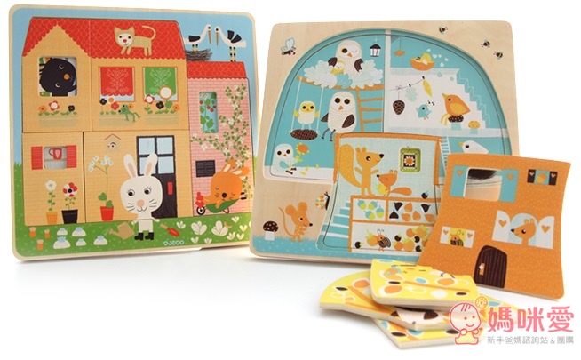 《法國DJECO》培養美學 質感木製拼圖 / 益智玩具