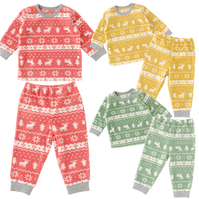 日本Chuckle Baby - 草莓紅水玉長袖包屁衣