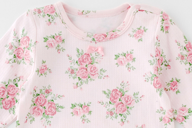 日本Chuckle Baby - 草莓紅水玉長袖包屁衣