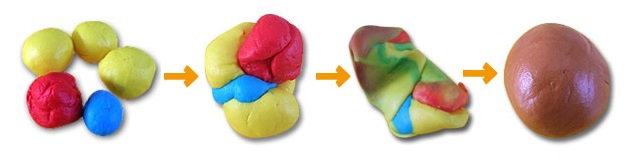 日本銀鳥 - 銀鳥無毒小麥黏土-消防車3色組(附模具)