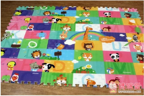 【免運】蔓葆》可愛實用拼接樂扣墊 / 2cm特厚嬰兒爬行墊