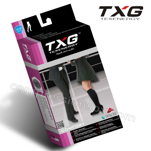TXG 女用舒柔減壓襪-基礎型、進階型 (黑、膚)
