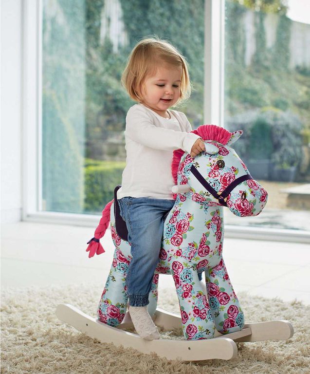 【德國Steiff】金耳扣安撫布偶 /【mamas&papas】夢幻碎花小木馬